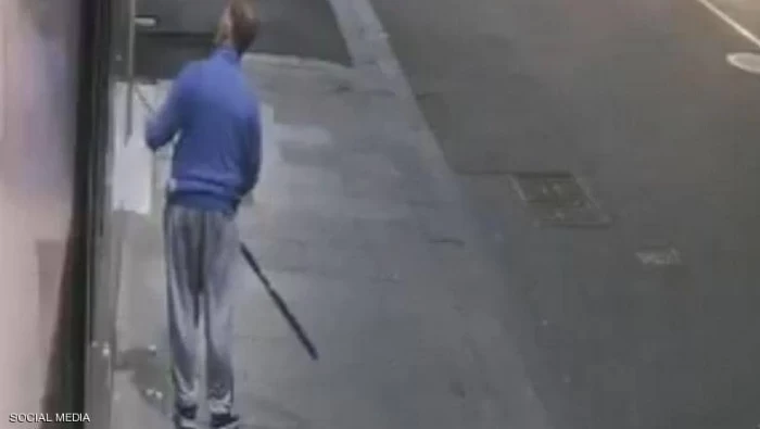 بالفيديو.. لص "يصطاد" عقدا ذهبيا بصنارة