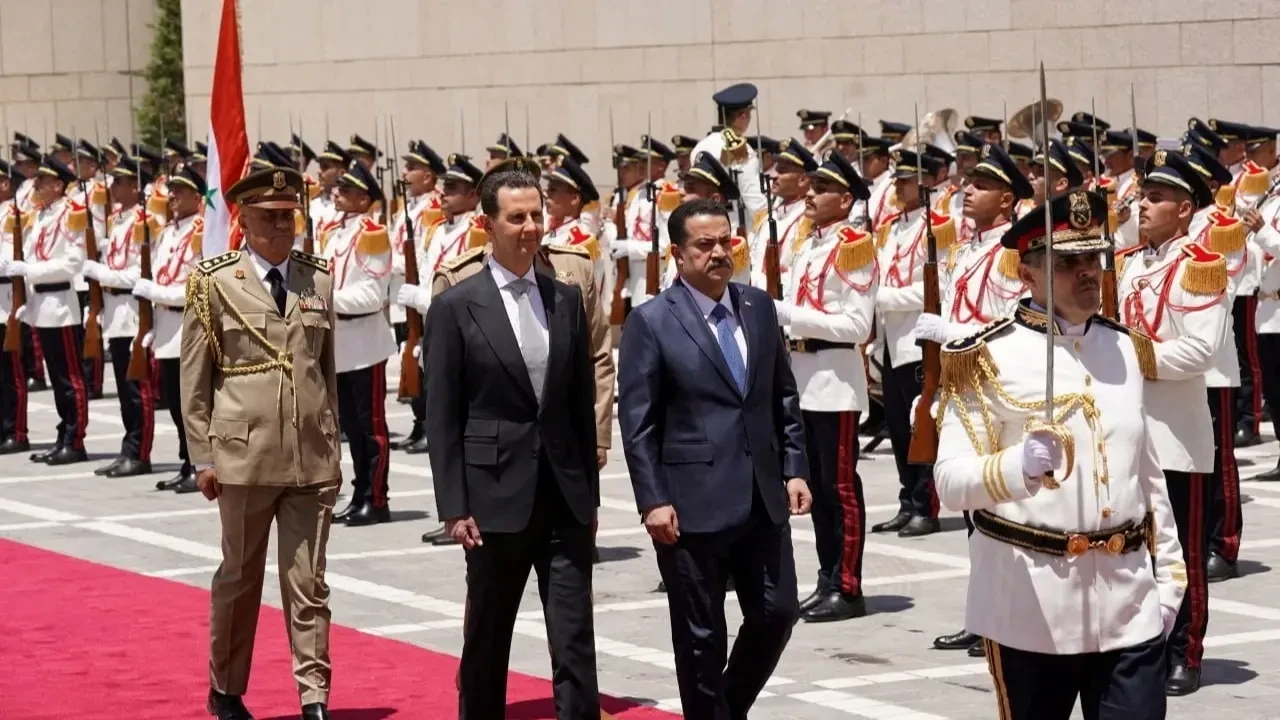 تعزيز العلاقات العسكرية والأمنية بين سورية والعراق