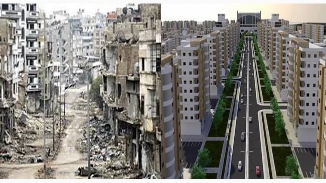 وزير الخارجية الفرنسي: فرنسا مستعدة للمساهمة في إعادة إعمار سوريا ولبنان وغ ـ.ـزة