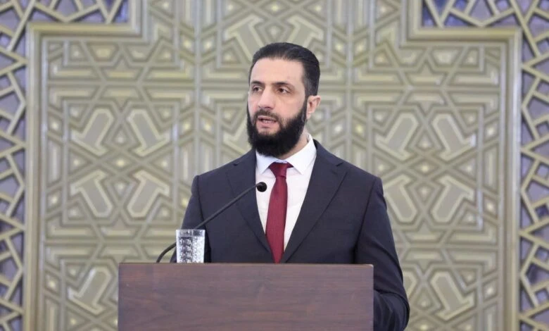 الرئيس الشرع: استقرار سوريا مصلحة دولية والوجود الأجنبي يجب أن يحترم السيادة