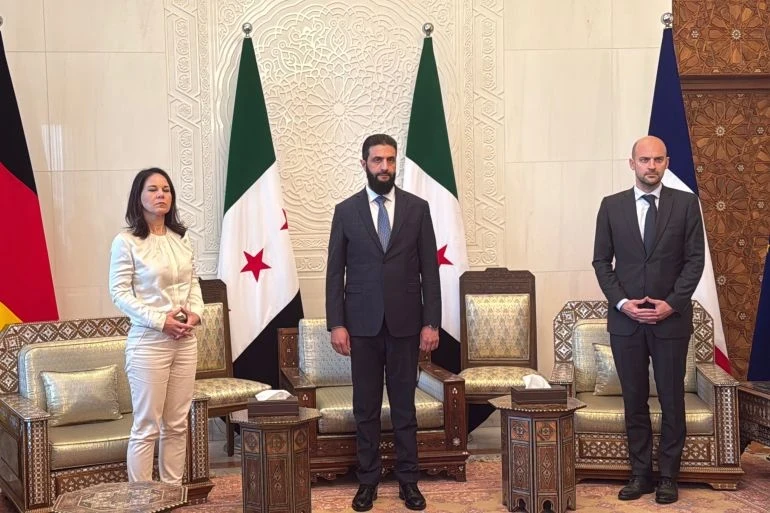 البيـان الفرنـسي-الألمـاني عقـب زيـارة وزيـري خـارجـية البلـدين إلى دمشق