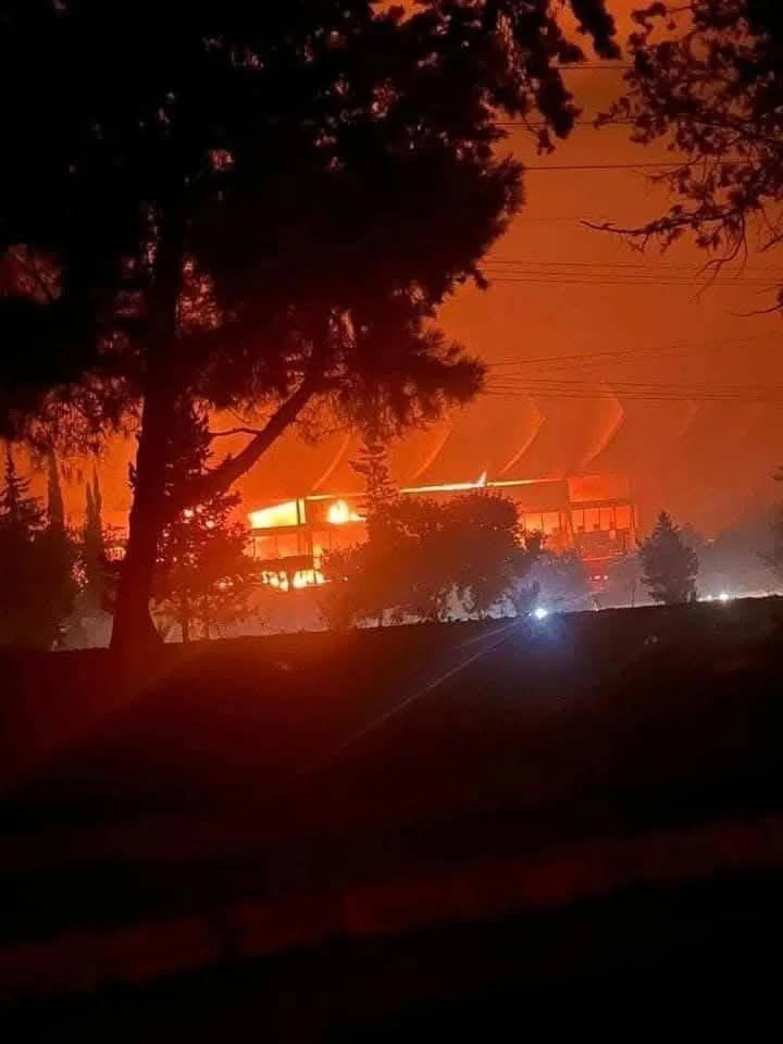مديـر الدفـاع المـدني السوري: حـريـق اسـتاد حلـب الرياضي كان مـفتـعلًا ومـتعـمداً