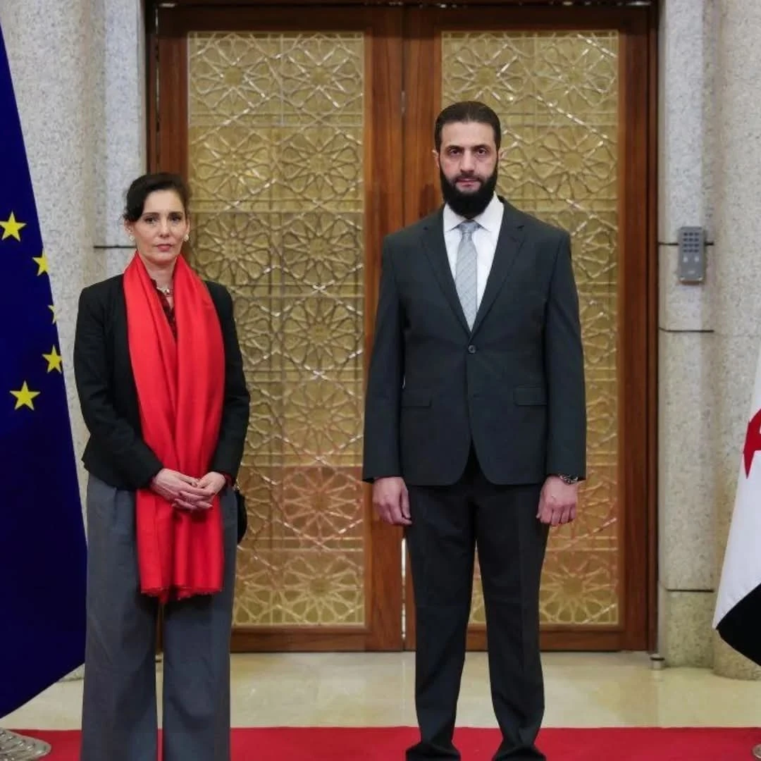 الشرع يلتقي مفوضة الاتحاد الأوروبي لمناقشة دعم سوريا وتحقيق الاستقرار