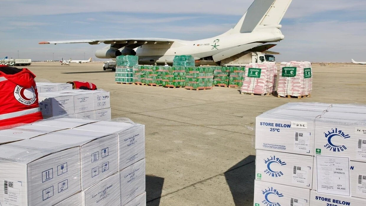 وصـول دفـعات جديـدة من المسـاعدات الإنسـانيـة إلى سوريا