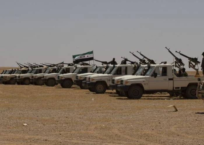 اندماج جيش سوريا الحرة في مديرية أمن البادية بريف حمص