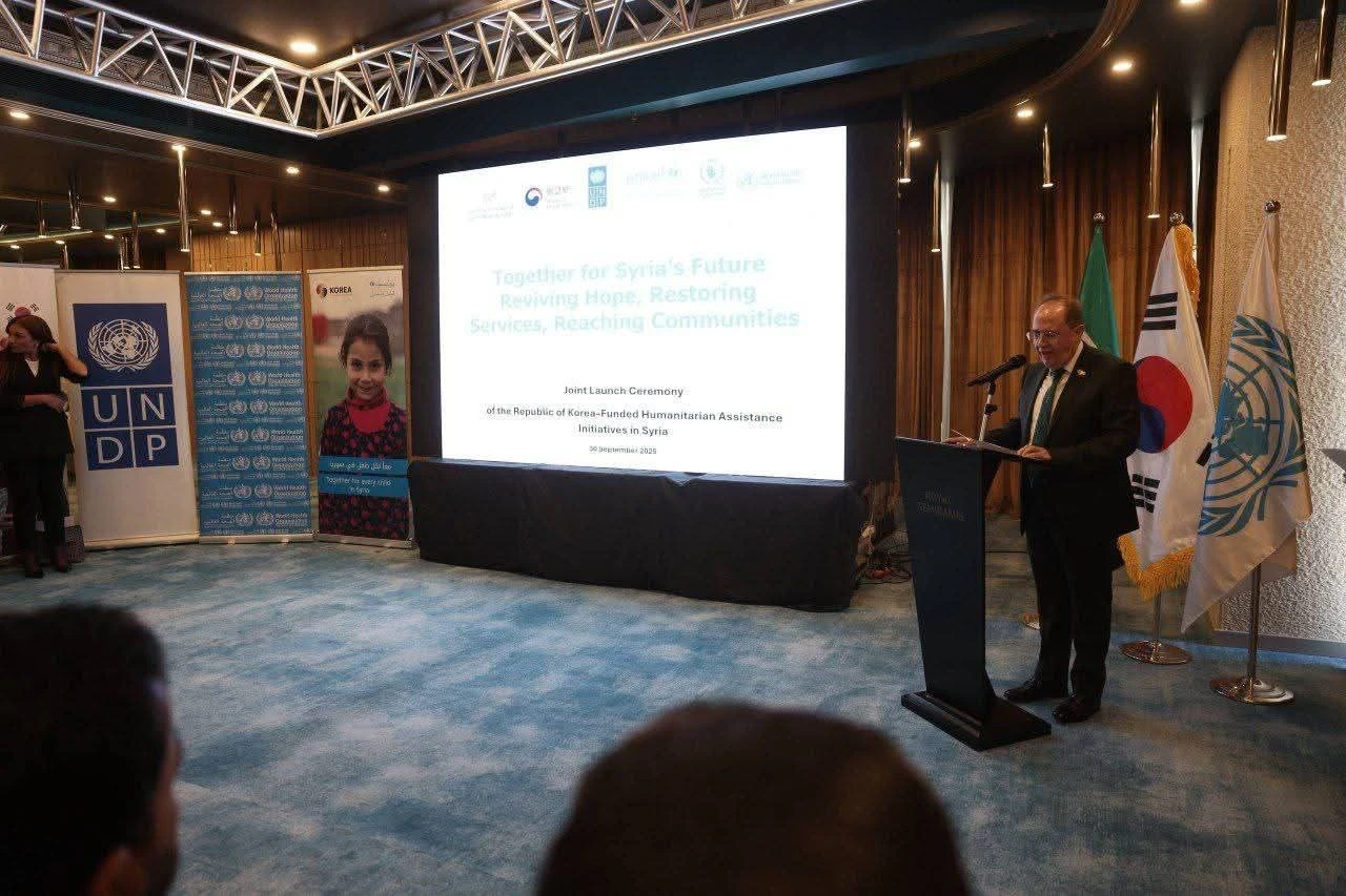كوريا الجنوبية والأمم المتحدة تطلق مشاريع إنسانية لدعم سوريا