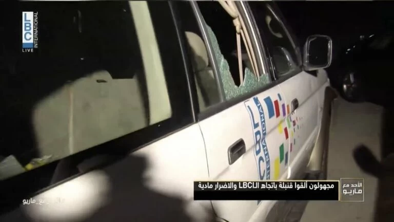 إلقاء قنـ.ـبلة على قناة تلفزيونية بسبب مقطع تمثيلي سـاخر