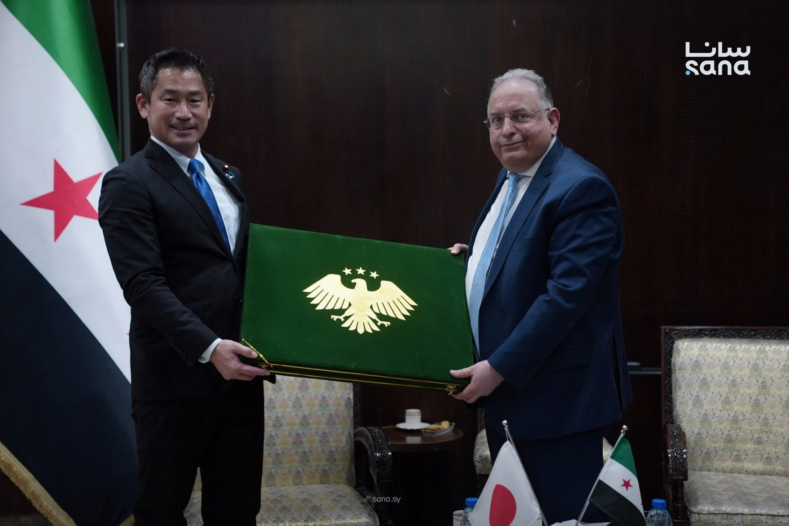 سوريا واليابان تبحثان آفاق تعاون اقتصادي ومالي جديد في دمشق