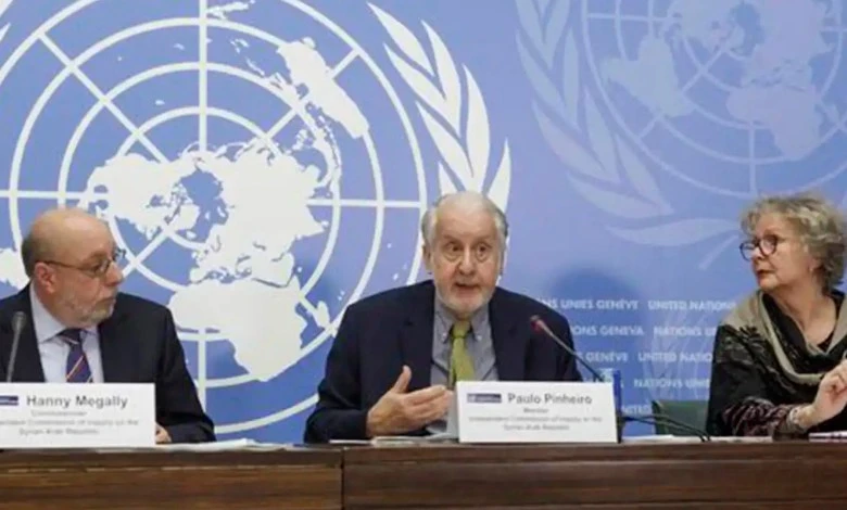 لجـنة التحـقيق الدولـية الخـاصة بسوريا: تأكـيد على أهمـية المسـاءلة وحـفظ الأدلـة