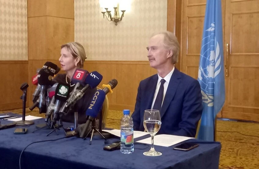 الأمم المتحدة: بيدرسن يواصل محادثاته مع دمشق ويجري اجتماعات مع مختلف الأطراف السورية