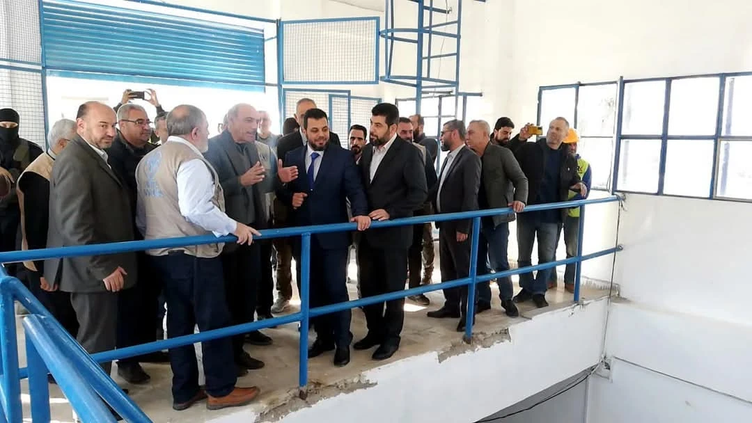 إعادة افتتاح محطة ري "ديفة" في ريف اللاذقية بعد تأهيلها