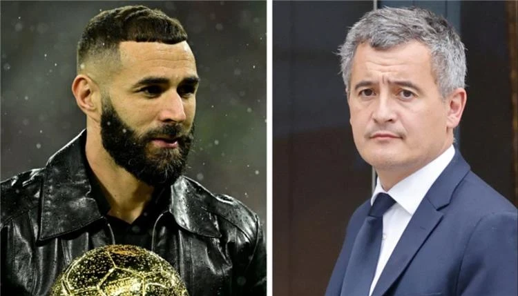 وزير الداخلية الفرنسي يواصل هجومه على بنزيما