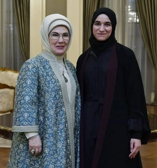 تصريح السيدة أمينة أردوغان بعد لقائها بالسيدة لطيفة الشرع