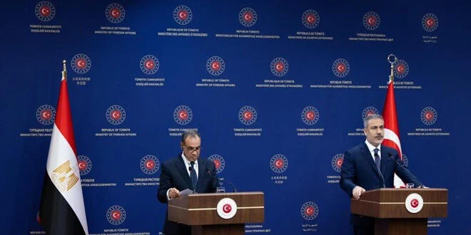 تركيا ومصر تجددان التأكيد على دعم وحدة سوريا وسيادتها وتحقيق الاستقرار في المنطقة