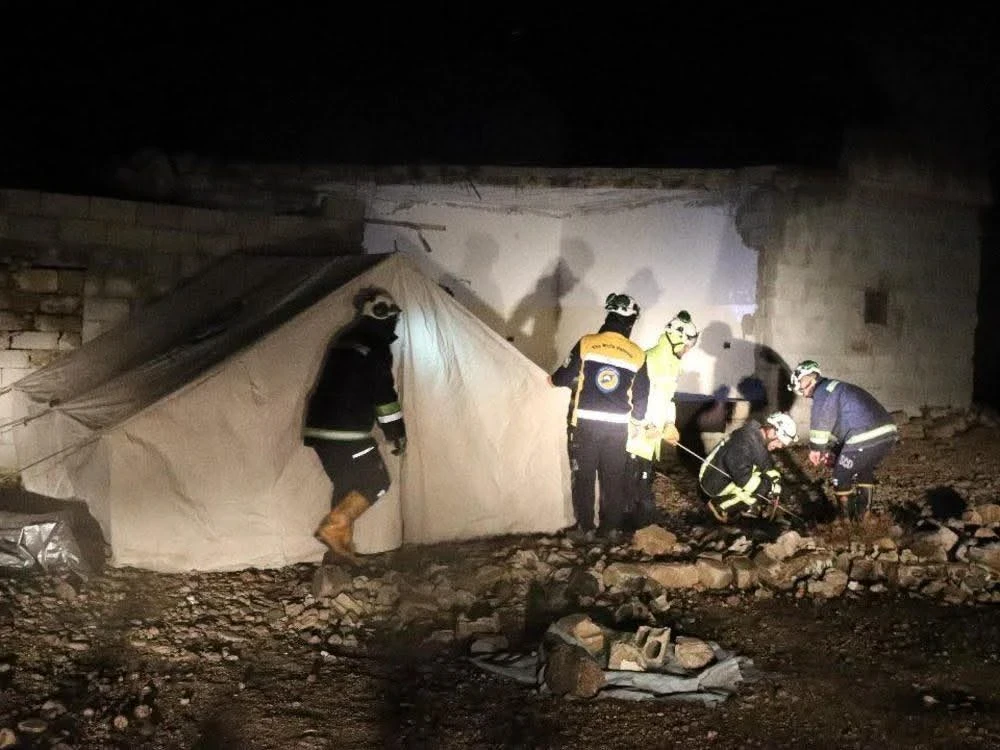 أضرار واسعة في مخيمات الشمال السوري بعد المنخفض القطبي