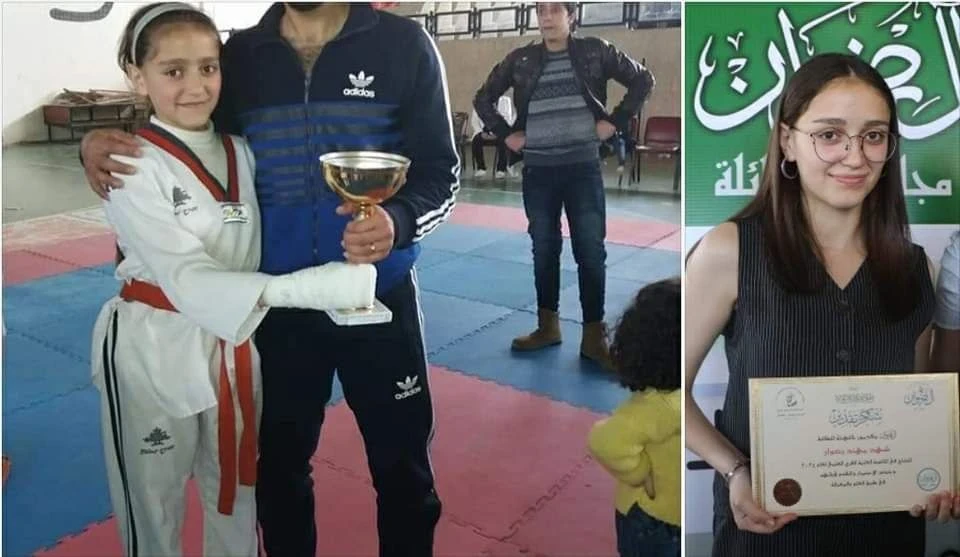 وفـ.ـاة الشابة شهد بطلة الجمهورية في التايكواندو بحـ.ـادث سيـر