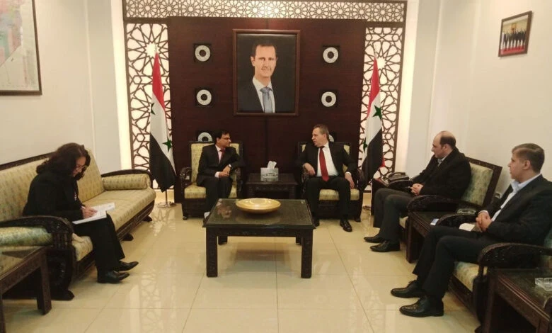 الحكومة السورية تدعو الهند للاستثمار في النفط والثروة المعدنية