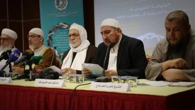 المجـلس الإسـلامي السوري يدعـو إلى البناء ويـؤكـد على محاسـبة المـجرمـ.ـين