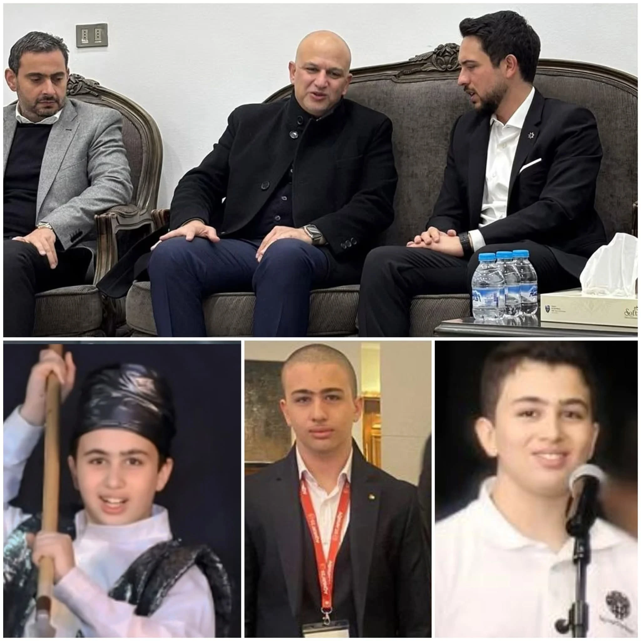 الأمير الحسين يقدم التعازي بوفاة نجل الوزير الأردني السابق